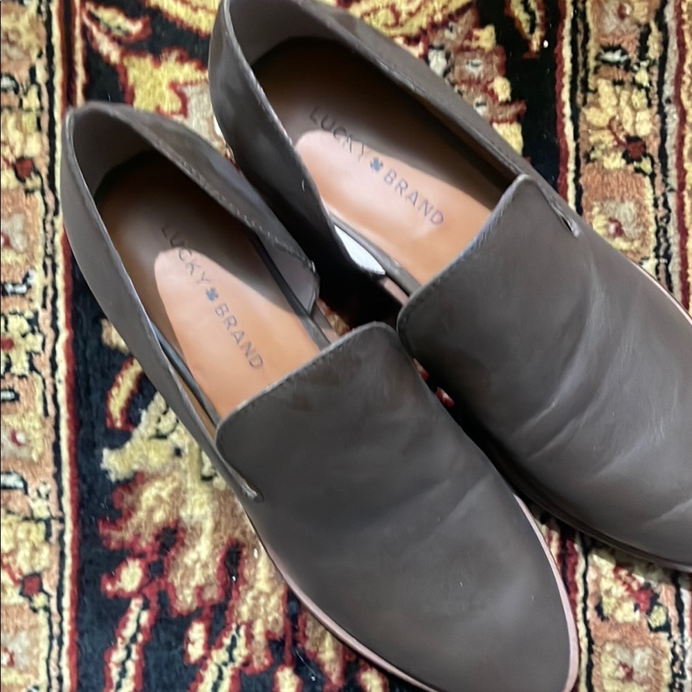Lucky Brand Women's Brown Slip-On Booties - Picture 1 of 4